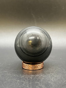 Black Phantom Calcite Sphere