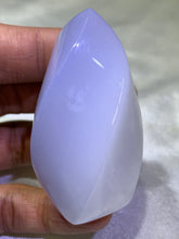 Load image into Gallery viewer, Blue Chalcedony Twisted Standing Piece

