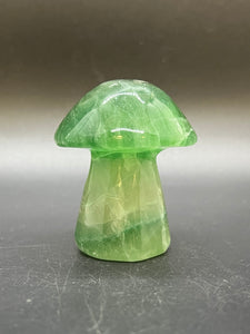 Green Fluorite Mushroom
