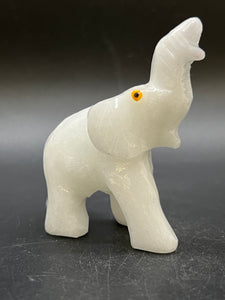 White Onyx Elephant