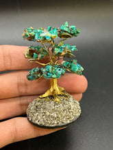 Load image into Gallery viewer, Chrysocolla Bonzai Gemstone Tree

