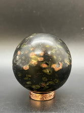 Load image into Gallery viewer, Red Snowflake Obsidian Sphere
