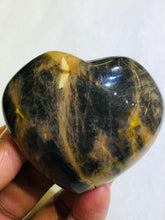 Load image into Gallery viewer, Black Moonstone Heart
