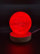 Load image into Gallery viewer, Disc Shape Wooden LED USB Light Base (colour)
