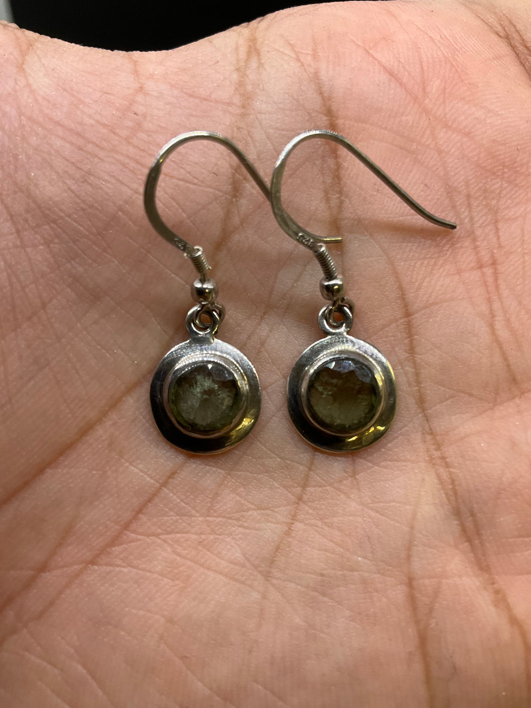 Moldavite Earring