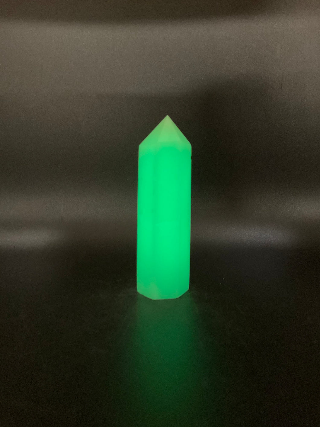 Glow Green Calcite Point