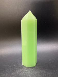 Glow Green Calcite Point