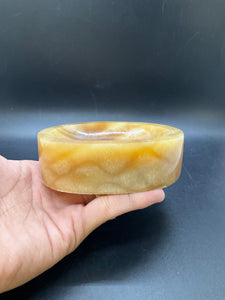 Honey Calcite Bowl