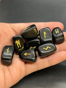 Black Onyx Rune Set
