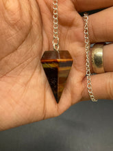 Load image into Gallery viewer, Red Tiger&#39;s Eye Pendulum
