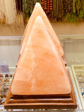 Load image into Gallery viewer, Pink Himalayan Salt Lamp Pyramid
