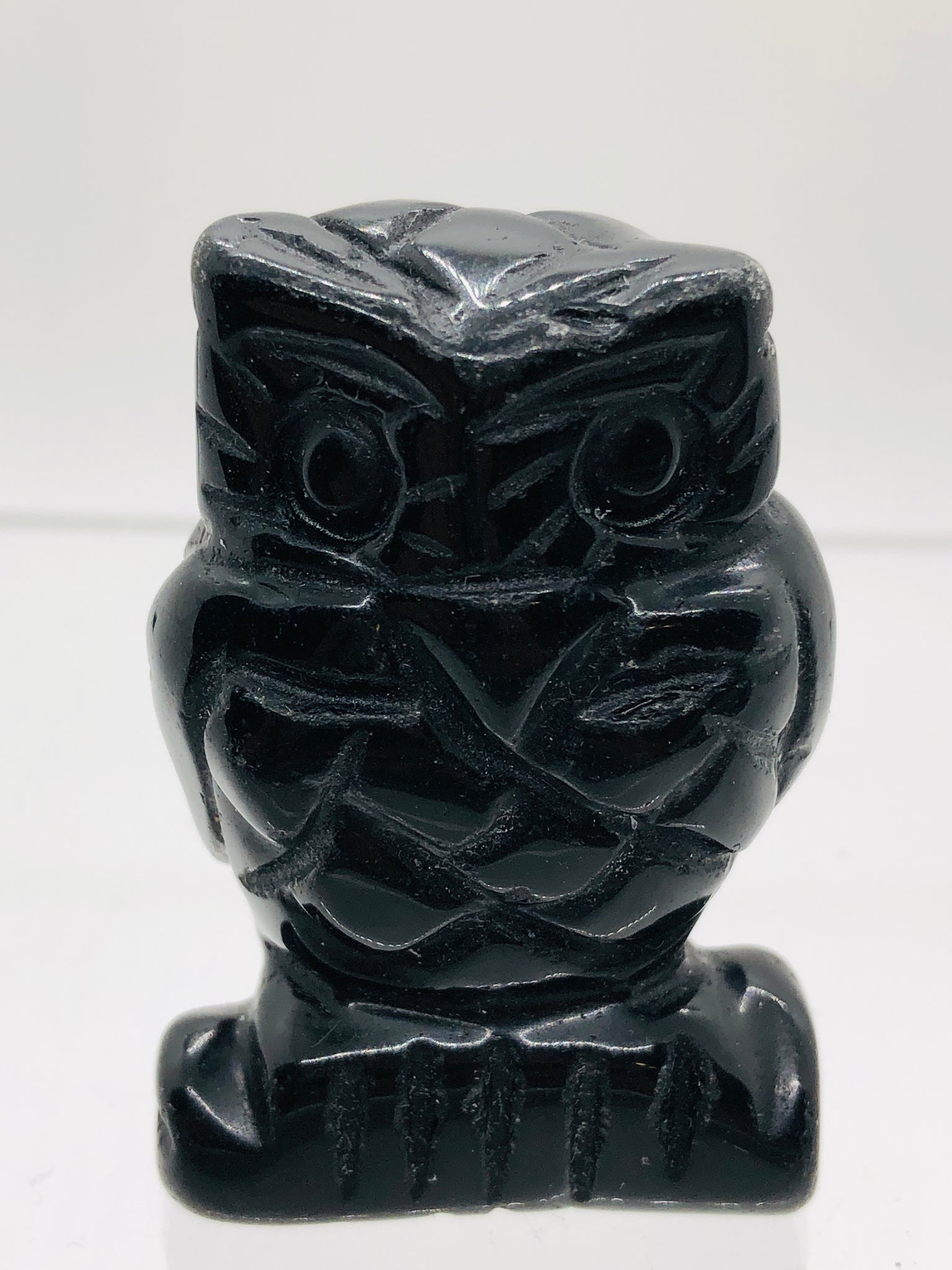 NOVICA Handmade Onyx Gemstone Sculpture Black Bull Crafted in Peru
