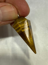 Load image into Gallery viewer, Yellow Tiger&#39;s Eye Pendulum (6 Sides)
