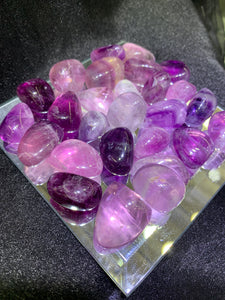 Purple Fluorite Tumbled