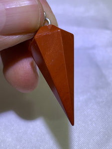 Red Jasper Pendulum (6 Sides)