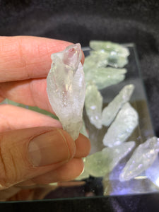 Praziolite Points Raw