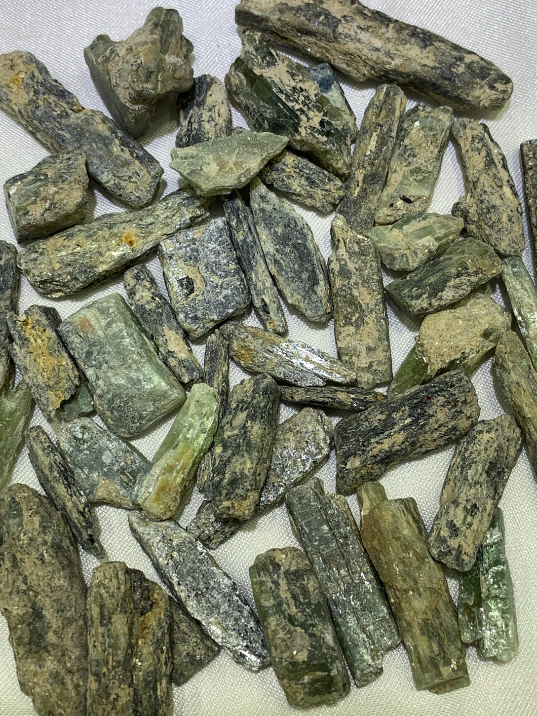 Green Kyanite Raw - 4 Stones