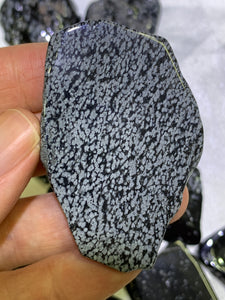 Snowflake Obsidian Slabs
