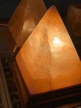 Load image into Gallery viewer, Pink Himalayan Salt Lamp Pyramid
