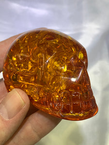 Synthetic Amber Skull