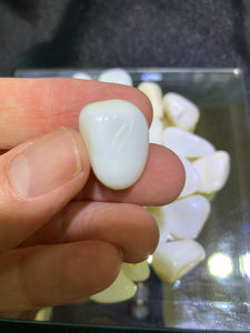 White Opal Tumbled