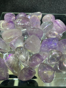 Amethyst Aura Tumbled