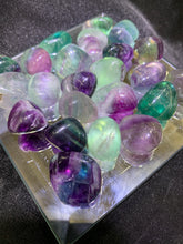 Load image into Gallery viewer, Rainbow Fluorite Tumbled
