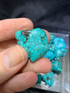Magnesite Tumbled Cyan (Dyed)