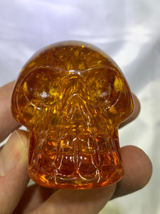Synthetic Amber Skull