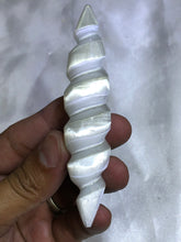 Load image into Gallery viewer, Double Terminated Twisted Selenite Wand

