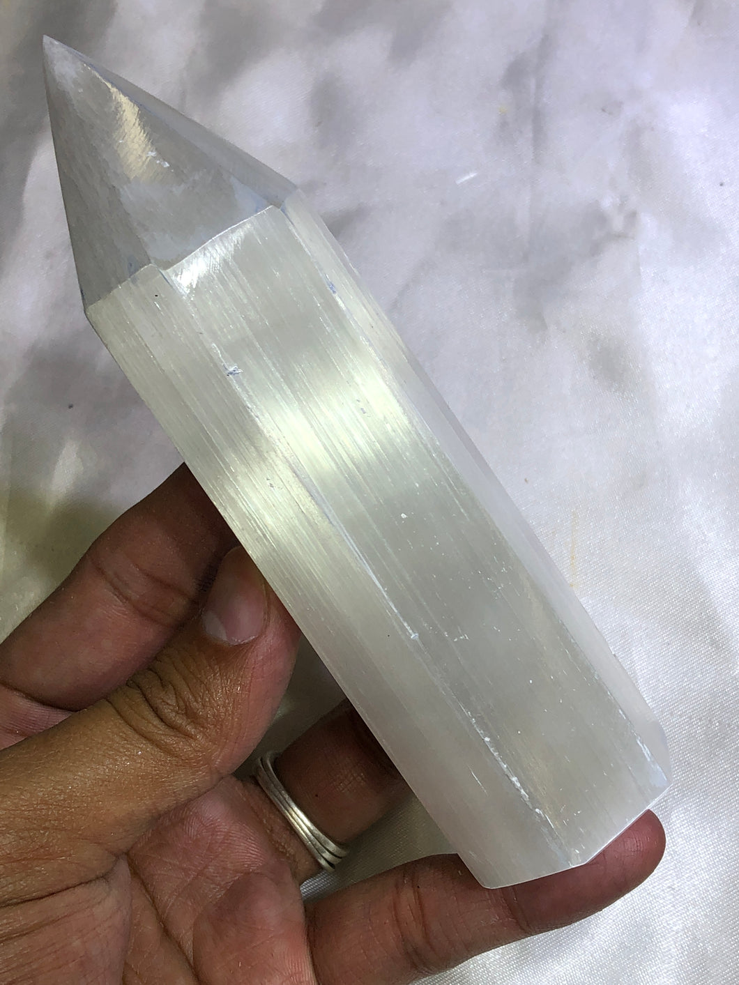 Selenite Point  medium