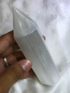 Selenite Point  medium