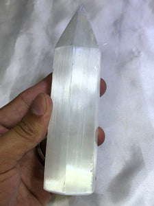 Selenite Point  medium