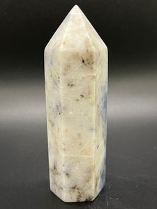 Dumortierite in Quartz - Point