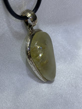 Load image into Gallery viewer, Rutilated Quartz Pendant - Sterling Silver Frame
