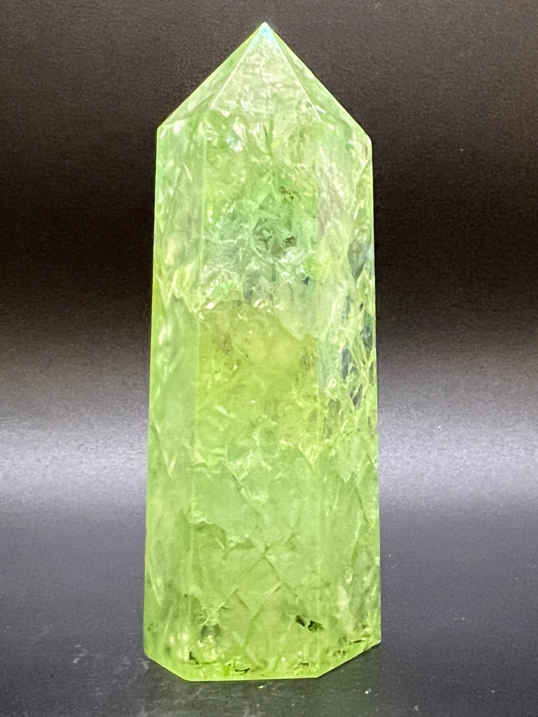 Crackle Emerald Aura Crystal Generator Point