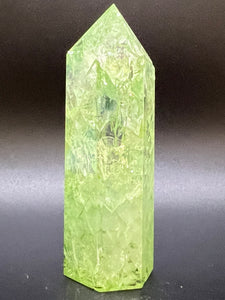 Crackle Emerald Aura Crystal Generator Point