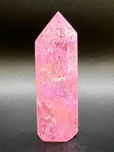 Load image into Gallery viewer, Crackle Rose Aura Crystal Point
