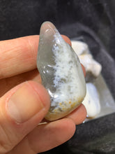 Load image into Gallery viewer, White Opal on Chalcedony Tumbled
