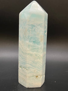 Caribbean Blue Calcite Point