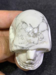 Howlite Skull