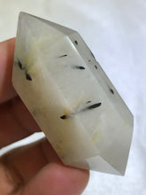 Load image into Gallery viewer, Double Terminated Tourmalinated Quartz Point
