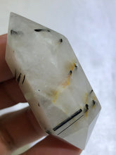 Load image into Gallery viewer, Double Terminated Tourmalinated Quartz Point
