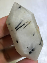 Load image into Gallery viewer, Double Terminated Tourmalinated Quartz Point
