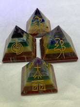 Load image into Gallery viewer, Reiki Symbols / Chakra Stones - Pyramid

