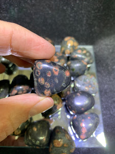 Red Snowflake Obsidian Tumbled