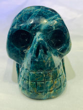 Load image into Gallery viewer, Blue Apatite Skull
