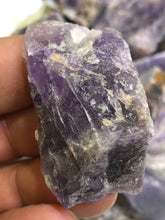 Load image into Gallery viewer, Dogtooth Amethyst Raw (4 stones)
