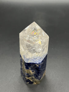 Sodalite with Quartz Crystal Points