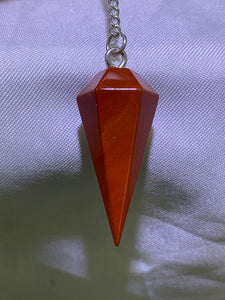 Red Jasper Pendulum (6 Sides)